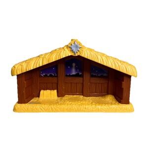 Fisher Price Little People Nativity Manger Replacement Barn 2002 Toy